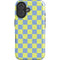 Neon Checkered iPhone 16 Magsafe Impact Case